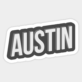 Austin, Texas - 3D Sticker